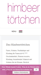 Mobile Screenshot of himbeertoertchen.com