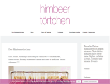 Tablet Screenshot of himbeertoertchen.com